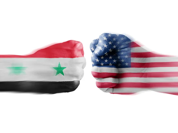 USA x Siria — Foto Stock