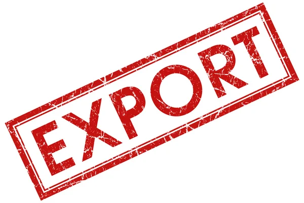 Eksport plac czerwony znaczek — Zdjęcie stockowe