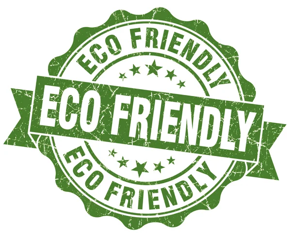 Eco friendly grunge stämpel — Stockfoto