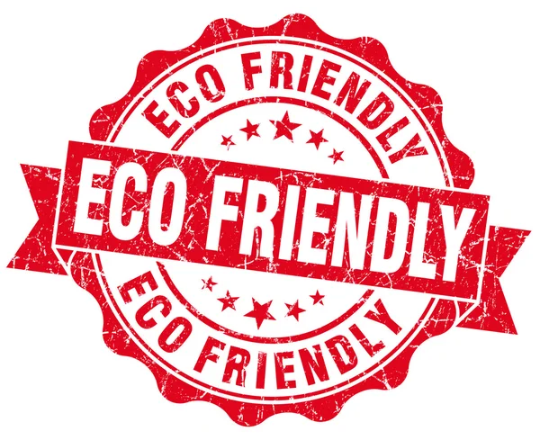 Экологически дружелюбная марка — стоковое фото