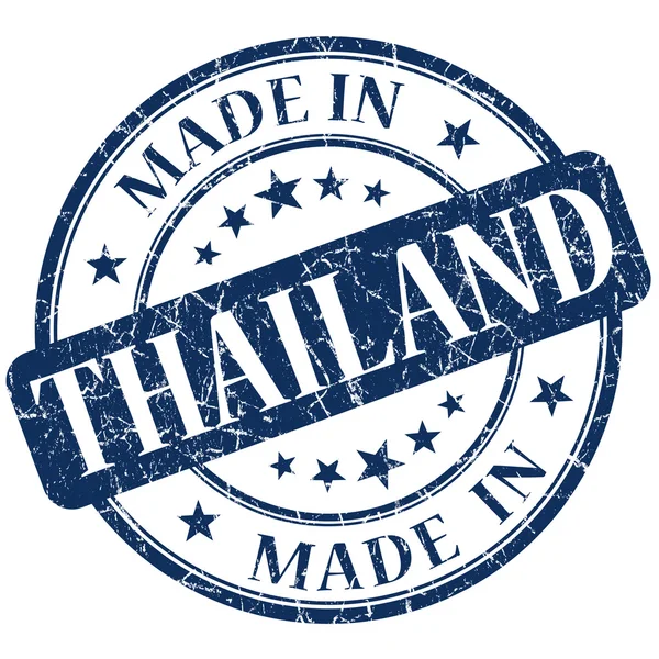 Hergestellt in thailändischer blauer Marke — Stockfoto