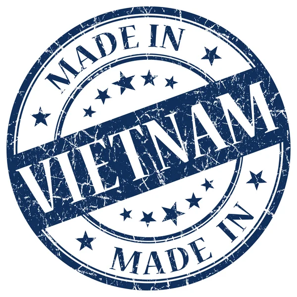 Made In Vietnam blue stamp — Stock Photo, Image