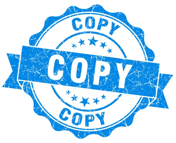 Copy blue grunge stamp — Stock Photo, Image