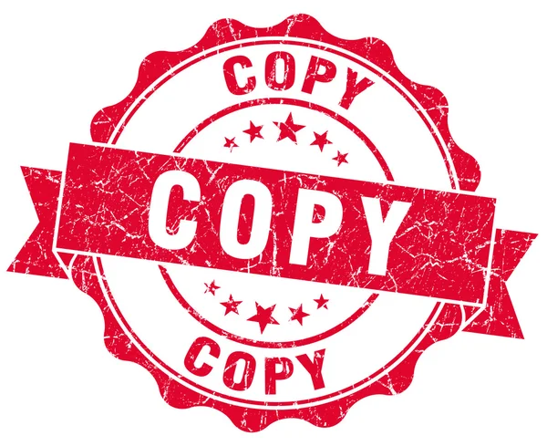 Copy red grunge stamp — Stock Photo, Image