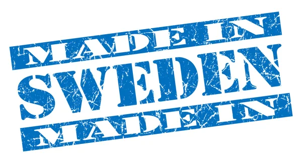 Made in Sweden grunge blue stamp — Stock Photo, Image