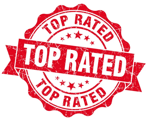 Top bewertete Grunge Round Red Robbe — Stockfoto