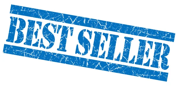 Best seller grunge blue stamp — Stock Photo, Image