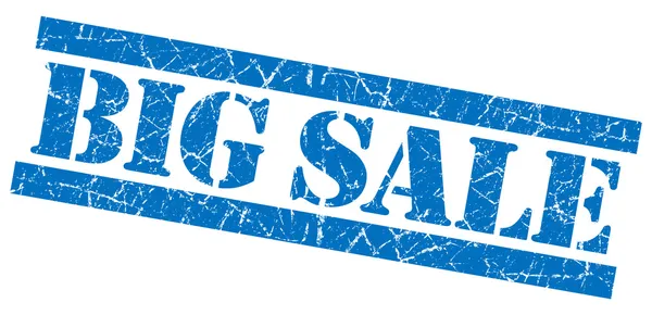 Big sale grunge blue stamp — Stock Photo, Image