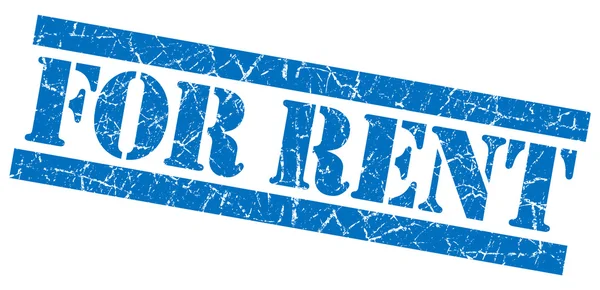 For rent grunge blue stamp — Stock Photo, Image