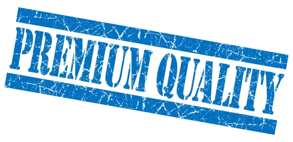 Premium Quality grunge blue stamp — Stock Photo, Image