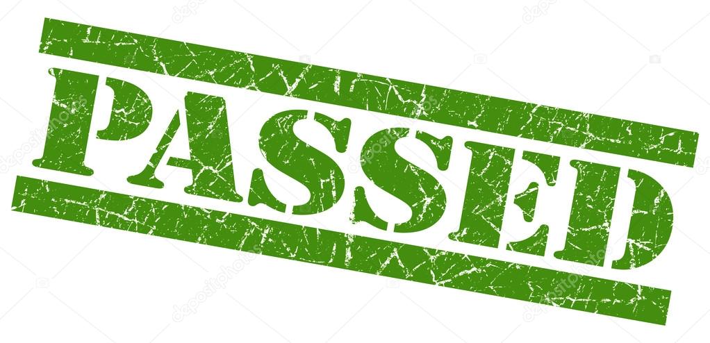 Passed Stamp Clip Art