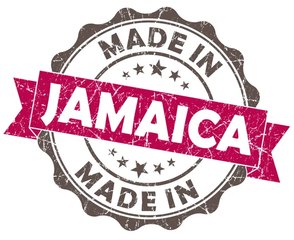 Fabriqué en joint d'étanchéité rose JAMAICA — Photo