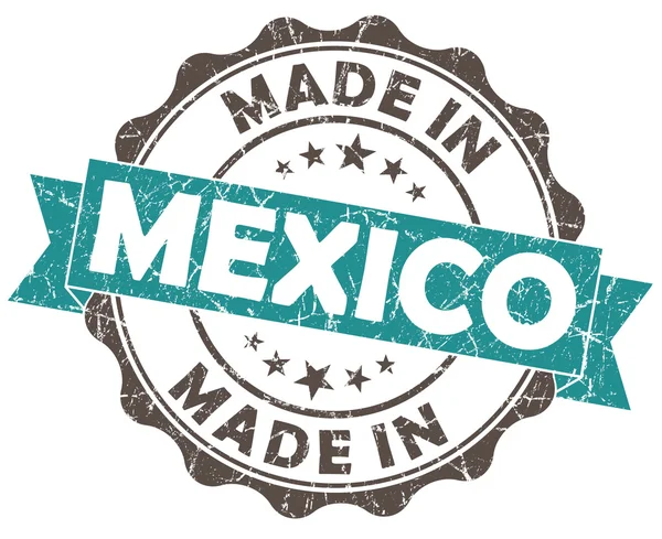 Made in MEXICO blue grunge seal — Stock Photo, Image