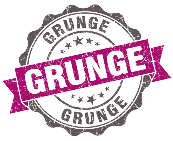 Grunge violeta grunge retro vintage isolado selo — Fotografia de Stock