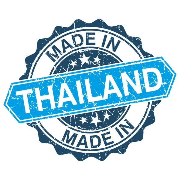 Feito na Tailândia carimbo vintage isolado no fundo branco — Vetor de Stock