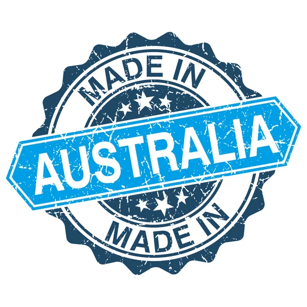 Izole beyaz arka plan üzerinde Avustralya vintage damga yapılmış — Stok Vektör