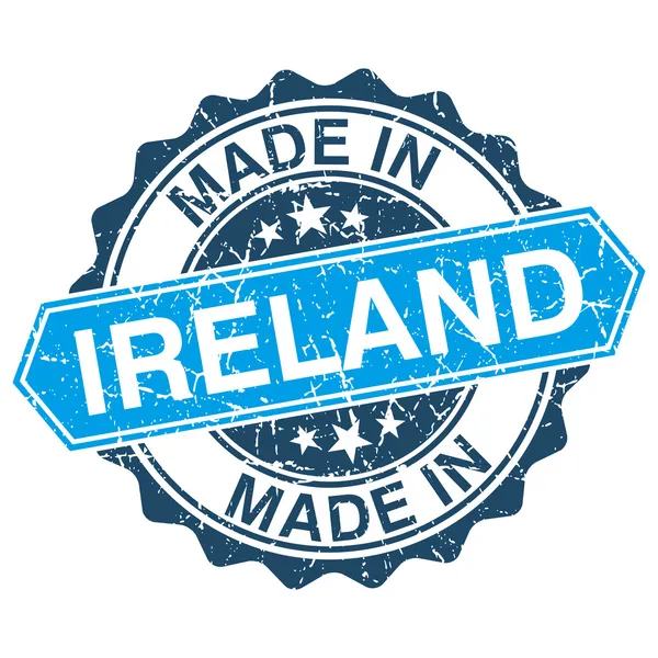 Made in Ireland vintage stamp isolated on white background — Stock Vector