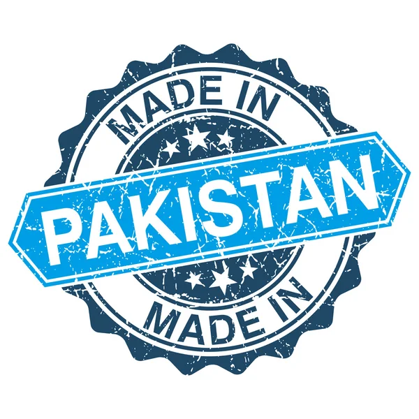 Pakistan vintage damga izole beyaz zemin üzerine yapılan — Stok Vektör