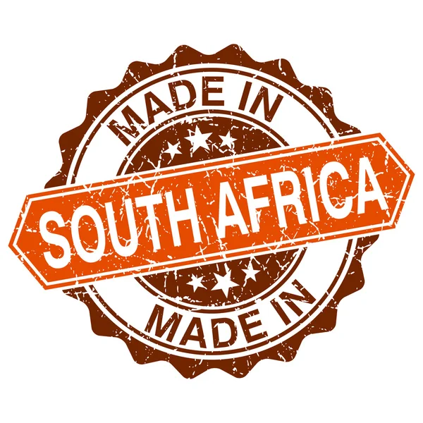 Güney Afrika vintage damga izole beyaz zemin üzerine yapılan — Stok Vektör
