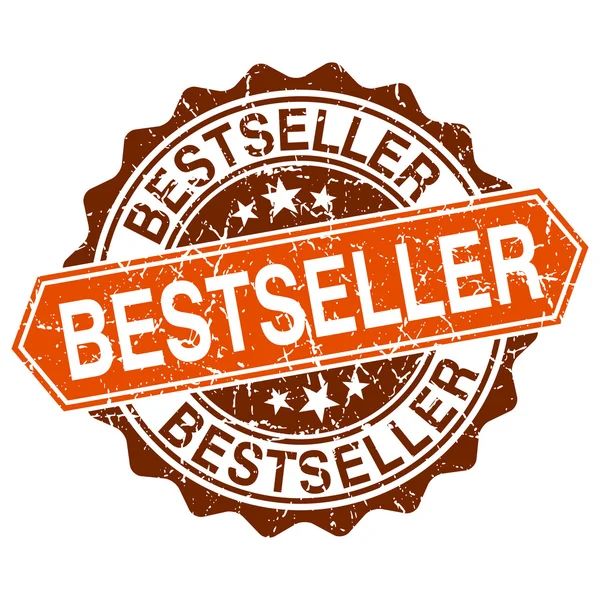 Bestseller výstřední razítko izolovaných na bílém pozadí — ストックベクタ