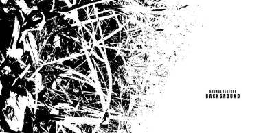 Abstract grunge texture monochrome background vector