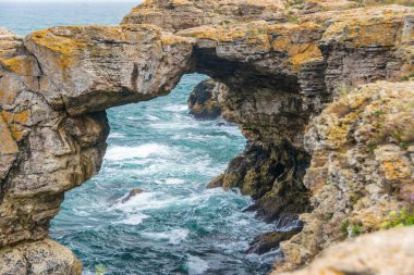 Tyulenovo Kayalıklarından Taş Köprü, Karadeniz, Bulgaristan