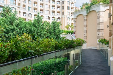 Bir Otelden Karadeniz Sahili 'ne Erişim Yolu, Varna, Bulgaristan