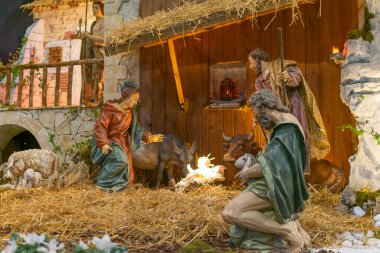 Presepio Noel için St. Peter Katedrali, Vatikan, İtalya