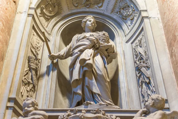 Escultura Clássica Basílica São Pedro Vaticano Itália — Fotografia de Stock