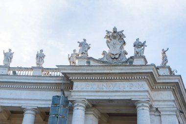 Saint Peter Meydanı 'nın sağ kanadı, Vatikan, İtalya