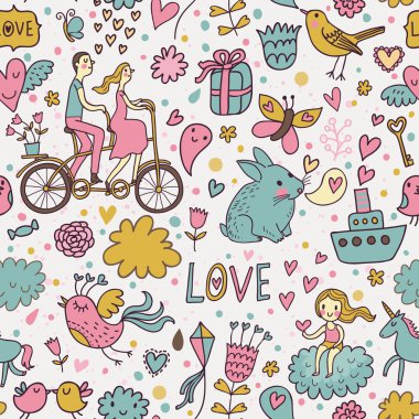 güzel romantik seamless modeli