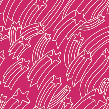 uçan yıldız. renkli seamless modeli