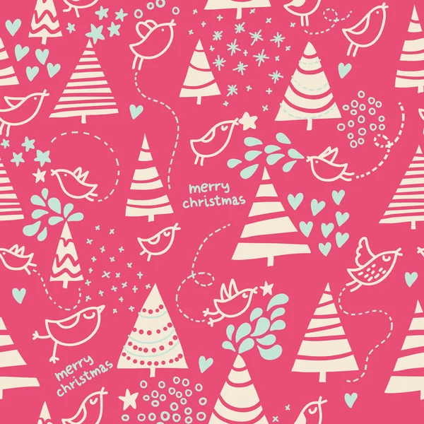 Christmas seamless pattern — Stock Vector