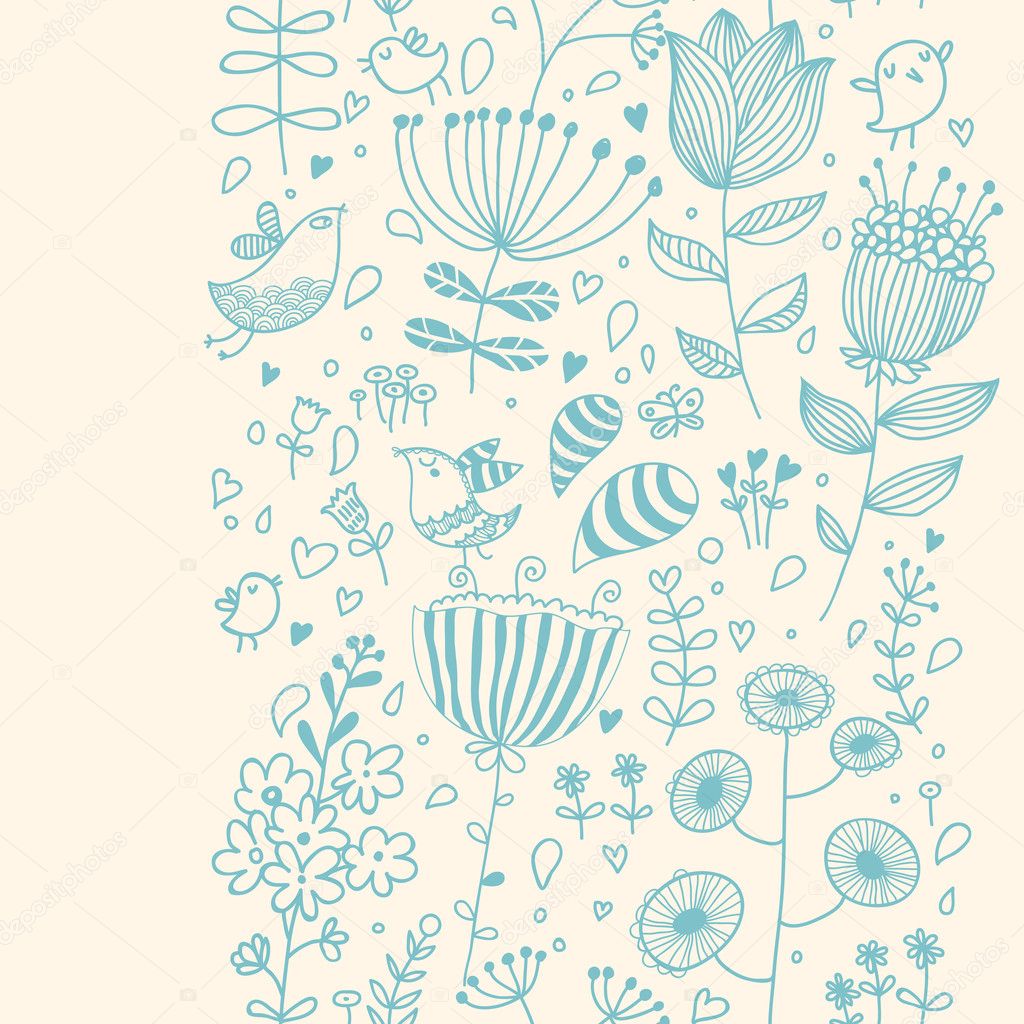 Bright vintage seamless pattern. Spring floral card. Ideal for wedding design and invitation. Seamless pattern can be used for wallpaper, pattern fills, web page backgrounds, surface textures.
