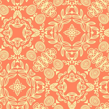 vintage tarzı tasarlamak vektör arka plan. duvar kağıtları, desen dolgularını, web sayfası arka planlar, yüzey dokuları için seamless modeli-ebilmek var olmak kullanılmış.