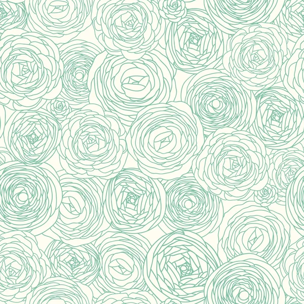 スタイリッシュなシームレスな花柄ベクトルで。シームレスなパターンは、壁紙、パターンの塗りつぶし、表面のテクスチャの web ページの背景に使用できます。豪華なシームレスな花の背景 — ストックベクタ