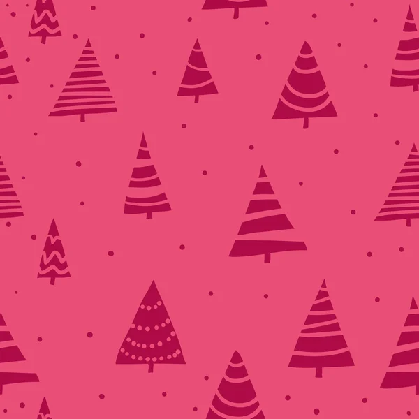 Stylish bright Christmas seamless pattern — Stock Vector
