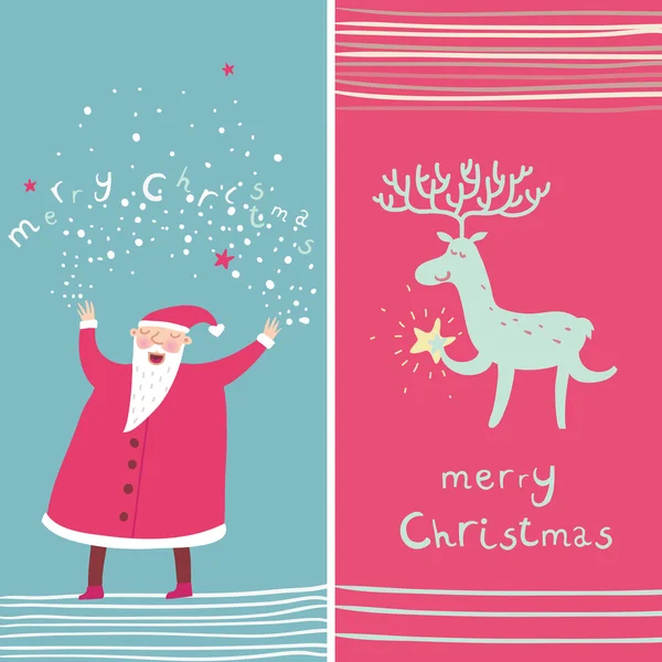 Tarjetas de Navidad — Archivo Imágenes Vectoriales