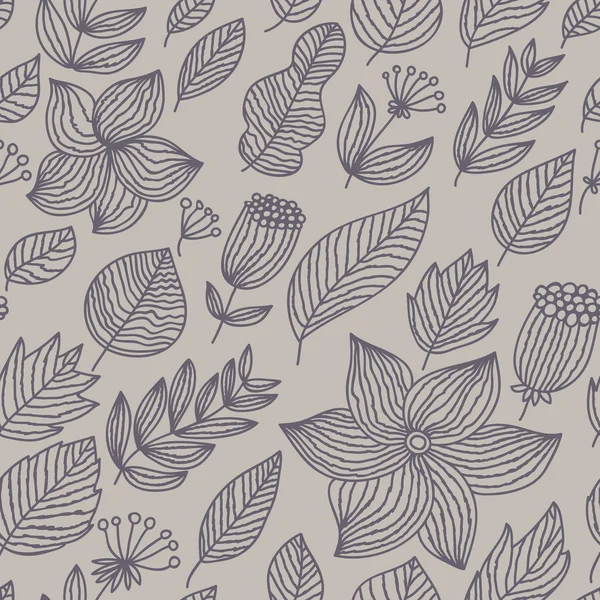 Motif floral sans couture — Image vectorielle