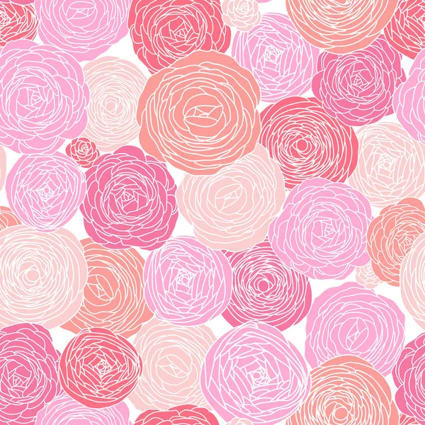 Stijlvolle naadloze bloemmotief. heldere floral tapijt. naadloze patroon kan worden gebruikt voor behang, opvulpatronen, web pagina-achtergronden, oppervlakte texturen. prachtige naadloze floral achtergrond — Stockvector