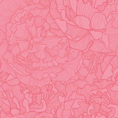 pembe renkte parlak çiçek seamless modeli.