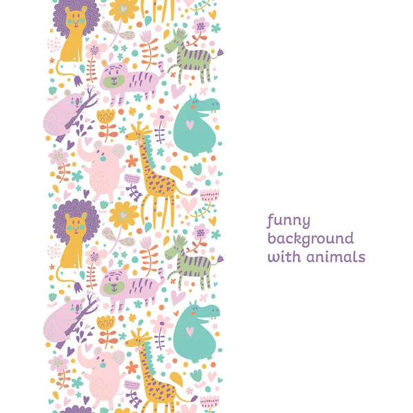 Cute childish seamless pattern Stock Illustration