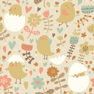 çiçek vintage kuşlar.