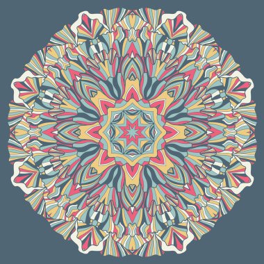 Dekoratif yuvarlak dantel modeli, daire arka plan