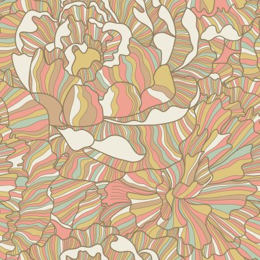 Şakayık çiçekleri parlak Dikişsiz desen yaptı.