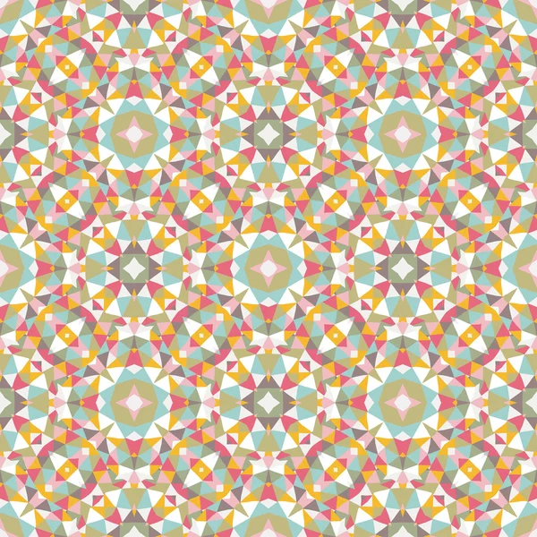 Style de mandala géométrique élégant motif sans couture — Image vectorielle