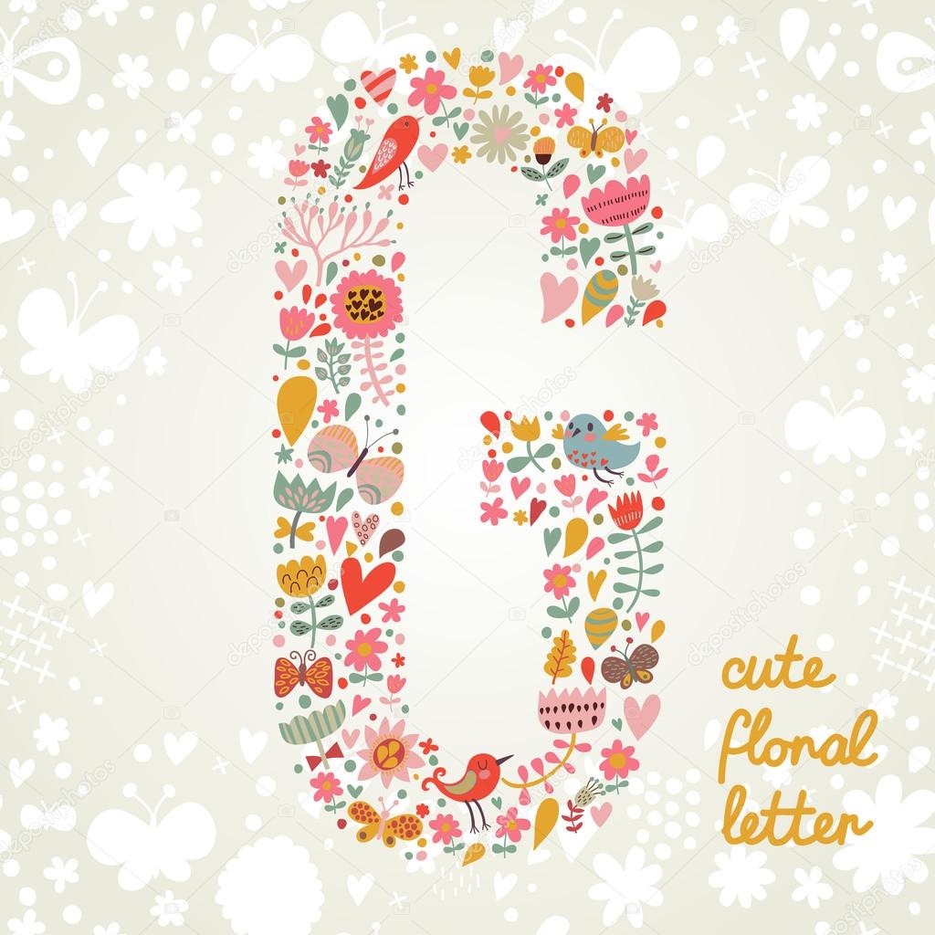 Free Free 220 Floral Letter G Svg SVG PNG EPS DXF File
