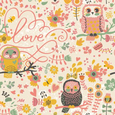 파스텔 컬러로 밝은 봄 완벽 한 패턴.