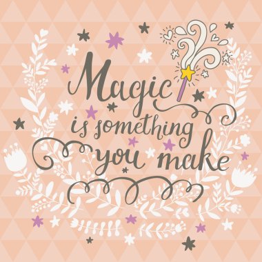 büyü yapmak bir şey.