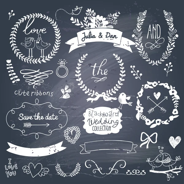 Romantik düğün koleksiyonu etiketleri